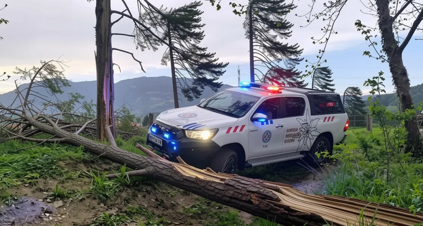 Odsvetujemo obisk hribov, kjer je divjalo vetrovno neurje